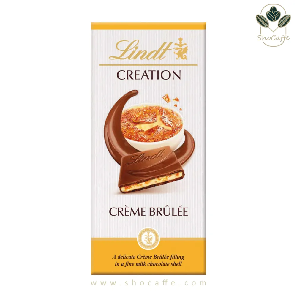 شکلات لینت مدل Creation کرم بروله Crame Brulee – Lindt-ساخت سوئیس